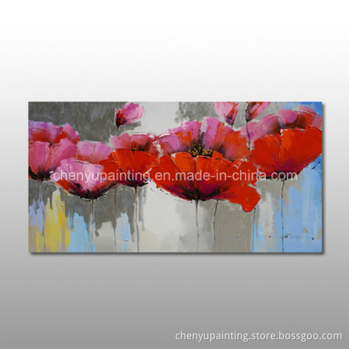 Huge Flower Wall Decor Modern Art Oil Painting